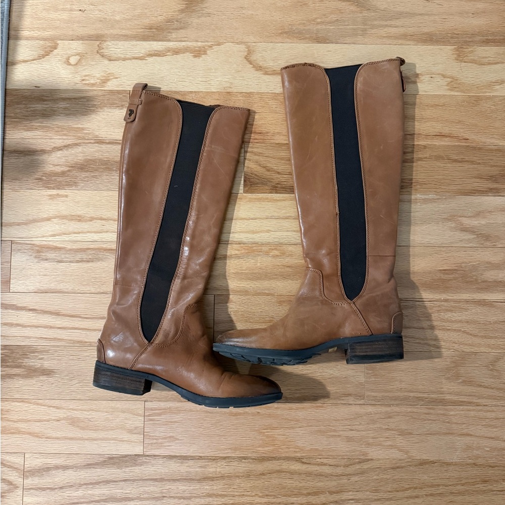 Sam Edelman Brown and Black Knee-High Boots